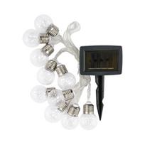 Lauko LED girlianda, įkraunama saulės energija KAUFTEC, 10 LED, šiltai baltos sp., 2 m