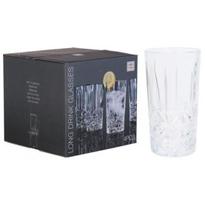 Stiklinės Atmos Fera – 4 dalių rinkinys – 260 ml – stiklas – vandeniui ir šaltiesiems gėrimams