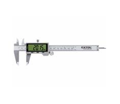 Extol Premium – skaitmeninis slankiojantis metalinis matas 0-150 mm 1xCR1632 IP54