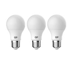 KOMPLEKTAS 3x LED elektros lemputė A60 E27/8,6W/230V 2700K - GP