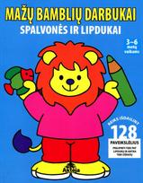 Mažų bamblių darbukai. Salvonės ir lipdukai 3-6 metų vaikams (mėlyna) - Chordis Buskė