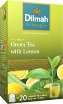 Žalioji arbata DILMAH Green Lemon, 20 vnt.
