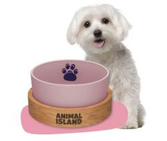 Dubenėlis šunims ANIMAL ISLAND Cashmire Pink (900 ml)