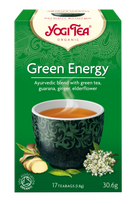 Ekologiška žalioji ajurvedinė arbata YOGI TEA Green Energy, 17 vnt.