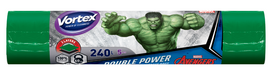 VORTEX MARVEL Dvisluoksniai šiukšlių maišai 240L/5 vnt.
