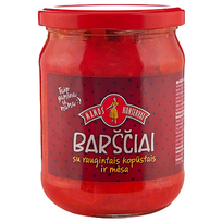 Barščiai su raugintais kopūstais ir mėsa MAMOS KONSERVAI, 500 g