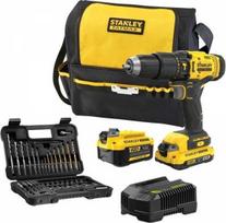 Akumuliatorinis suktuvas gręžtuvas Stanley SFMCD711DMA, 18V 1x2Ah+1x4Ah