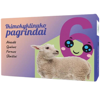 Ikimokyklinuko pagrindai lavinamųjų kortelių rinkinys