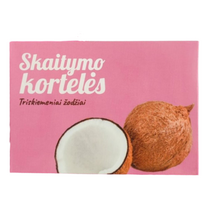 Skaitymo kortelės „Triskiemeniai žodžiai“