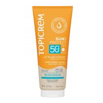 TOPICREM SUN PROTECT, drėkinamasis apsauginis losjonas, SPF50+, 200ml