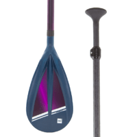 Red Paddle Co Anglies pluošto irklas su nailono mente (Purpurinis)