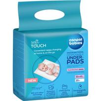 Canpol babies Disposable Underpads vienkartiniai paklotai pervystymui 33x45 cm 20 vnt.