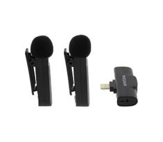 PATONA - KOMPLEKTAS 2x Belaidis mikrofonas su segtuku skirtas iPhone USB-C 5V