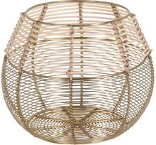 Žvakidė STRAW METAL, 23x20 cm