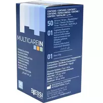 MultiCare-in® gliukozės tyrimo juostelės (50 vnt.) [GALIOJIMAS 2026-12-17]
