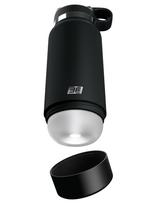 Pipedream PDX Plus Fap Flask Thrill Seeker Discreet Stroker Black Bottle Frosted