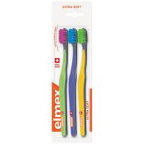 Dantų šepetėlis Elmex Ultra Soft Toothbrush, 3 vnt.