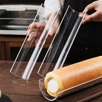 30 cm storinantis torto vyniotinio formavimo įdėklo forma U formos skaidrus laikiklis puslankio formos konditerinis kepimo virtuvės įrankis 30X8X4.5CM