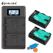 PALO 2850 mAh LP-E6 LP E6 LP-E6N LPE6 fotoaparato baterija, skirta Canon EOS 6D 7D 5D Mark II III IV 60D 60Da 70D 80D 5DS R XC10 fotoaparatui