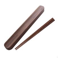 Medinių valgymo lazdelių rinkinio dėžutė Nešiojama Lauko Minimalistinė Elegantiška Dovana Raštinės Reikmenims Vakarienei Virtuvei concave 25cm