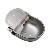 Automatinis gyvūnų girdymo vandeniu dubuo lovys nerūdijančio plieno girdykla dozatorius su reguliuojamu With Hole and Pipe