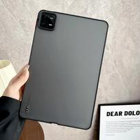 Skirtas Xiaomi MI Pad 6 5 Pro planšetinio kompiuterio dėklas Matinis smūgiams atsparus minkštas silikoninis buferio kietas nugaros dangtelis, skirtas xiaomi Mi Pad 5 6 Pro Mi pad 6 pro juoda