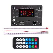 DC 5V 12V Bluetooth 5.0 dekoderis, automobilio laisvų rankų įranga, garso moduliai USB TF FM radijas Mp3 muzikos grotuvas