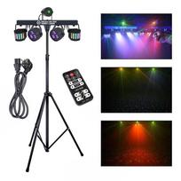 LIGHT4ME T-BAR LED PAR DERBY LASER