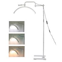 Andoer 36W pusmėnulio formos užpildo lemputė grindų LED vaizdo lemputė 3200K-5600K pritemdoma metaliniu apšvietimu UK Plug