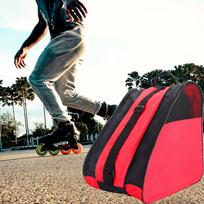 Breathable Skate Carry Bag Case for children roller Skates Inline Ice Skates, Sports Skating mėlyna