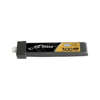 Tattu LiPo 300mAh 3.8V 75C 1S1P HV BT2.0.5 akumuliatorius - 5vnt