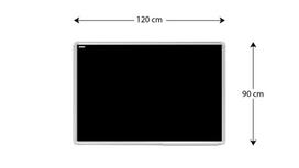 Magnetinė kreidinė lenta su aliuminio rėmu Allboards, 120x90 cm