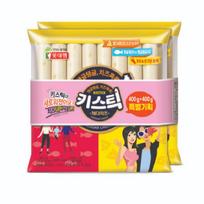 Lotte Cheddar Cheese Kisstick Dešra Korėjietiškas užkandis 400g + 400g Rinkinys