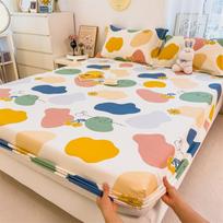 1 vnt 100 % medvilniniai patalynės užvalkalai Love Pattern sabanas cama santuokinis karalienės / labai didelės lovos užvalkalas Pilnas komplektas Viengulė patalynė su elastine 120x200x25cm 1pc