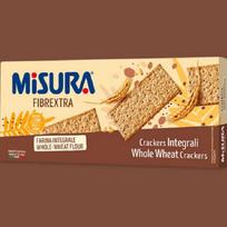 Misura pilno grūdo kviečių krekeriai 385g x 2P