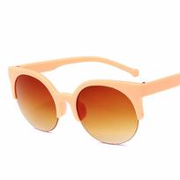 Oculos   New Fashion Retro Designer Super Round Circle Glasses Cat Eye Women's Sunglasses Glasses Goggles