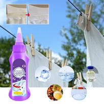 120 ml aktyvaus fermento skalbinių dėmių valiklis, sunkiai pašalinamas dėmių valiklis, drabužių aliejaus dėmių valiklis, greitas dėmių valiklis violetinė