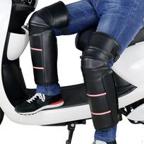 Patvarios motociklų kelių apsaugos, skirtos lauko veiklai PU Leather Reflector