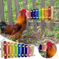 Chicken Coop's arfa vištienos ksilofono žaislas vištos ksilofoninis žaislas vištidė šunų žaislas vištidė One Size