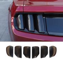 Automobilio galinio žibinto dangtelio apsauginė apdaila „Ford Mustang“ 2015–2017 m. išoriniams aksesuarams, dūminės juodos spalvos