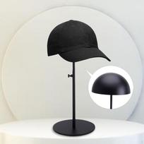 Hat Stand Wig Multifunctional Dome Shape Metal Stainless Steel Adjustable Height for Stores