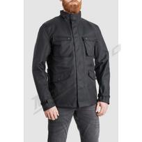 Vyriška tekstilinė striukė PANDO MOTO M65 Slim-Fit Waterproof Juoda