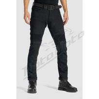 Vyriški džinsai PANDO MOTO KARLDO Slim-Fit Cordura Juodi
