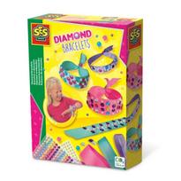 Apyrankų gamybos rinkinys vaikams SES Creative Diamond Bands