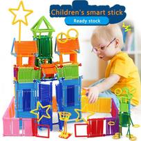 500 vnt. „Smart Stick“ statybiniai blokeliai, surenkami „pasidaryk pats“ statybiniai žaislai Žaidimas Mokomasis žaislas kūdikiui, dovana vaikams 500pcs