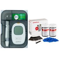 YUWELL 710 gliukozės kiekio kraujyje matuoklis diabeto glikometro tyrimo juostelės gliukozės matuoklis diabeto priedai Cukraus kiekio kraujyje matuoklis 710+50 strip+50 lancet