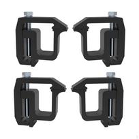 Tvirtos tvirtinimo apkabos pikapams Juodos 4Pcs