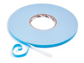 Dvipusė montavimo juosta iš putplasčio 9 mm x 25 mm, balta