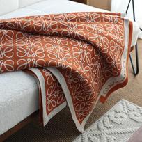 Amerikietiškas megztas antklodė pavasario rudeninis dekoratyvinis sofos užvalkalas austa antklodė minkšta šviesa prabangi lovatiesė Boho skara šilta 130X180CM