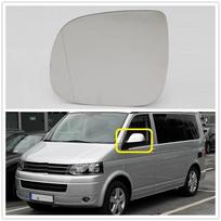 Kairė pusė VW Transporter Multivan T5 T6 2010 2011 2012 2013 2014 2015 Automobilio stilius Šildomas galinio vaizdo veidrodėlio stiklas